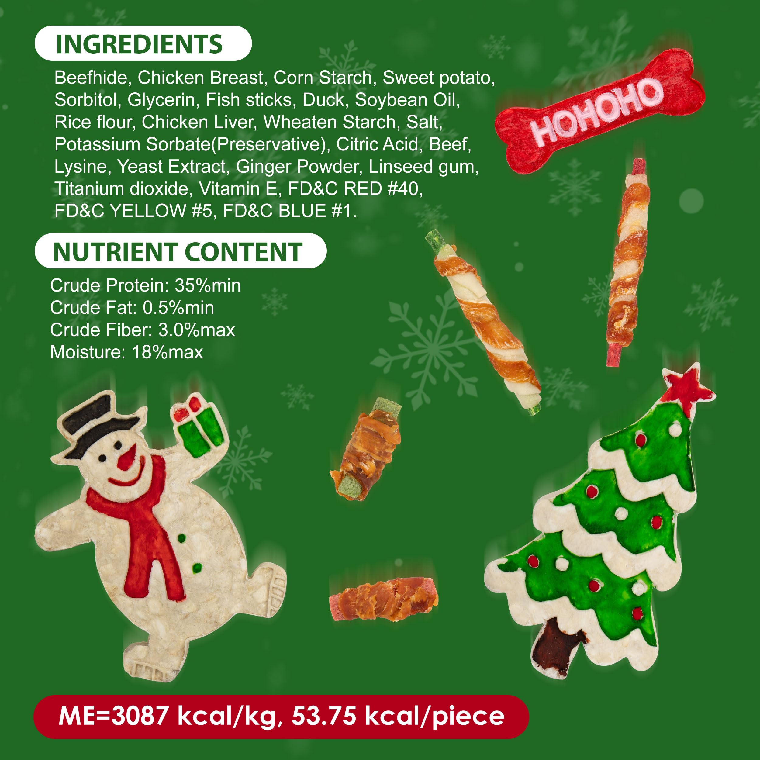 MON2SUN chicken-wrapped red-green rolls offer festive flavor and variety