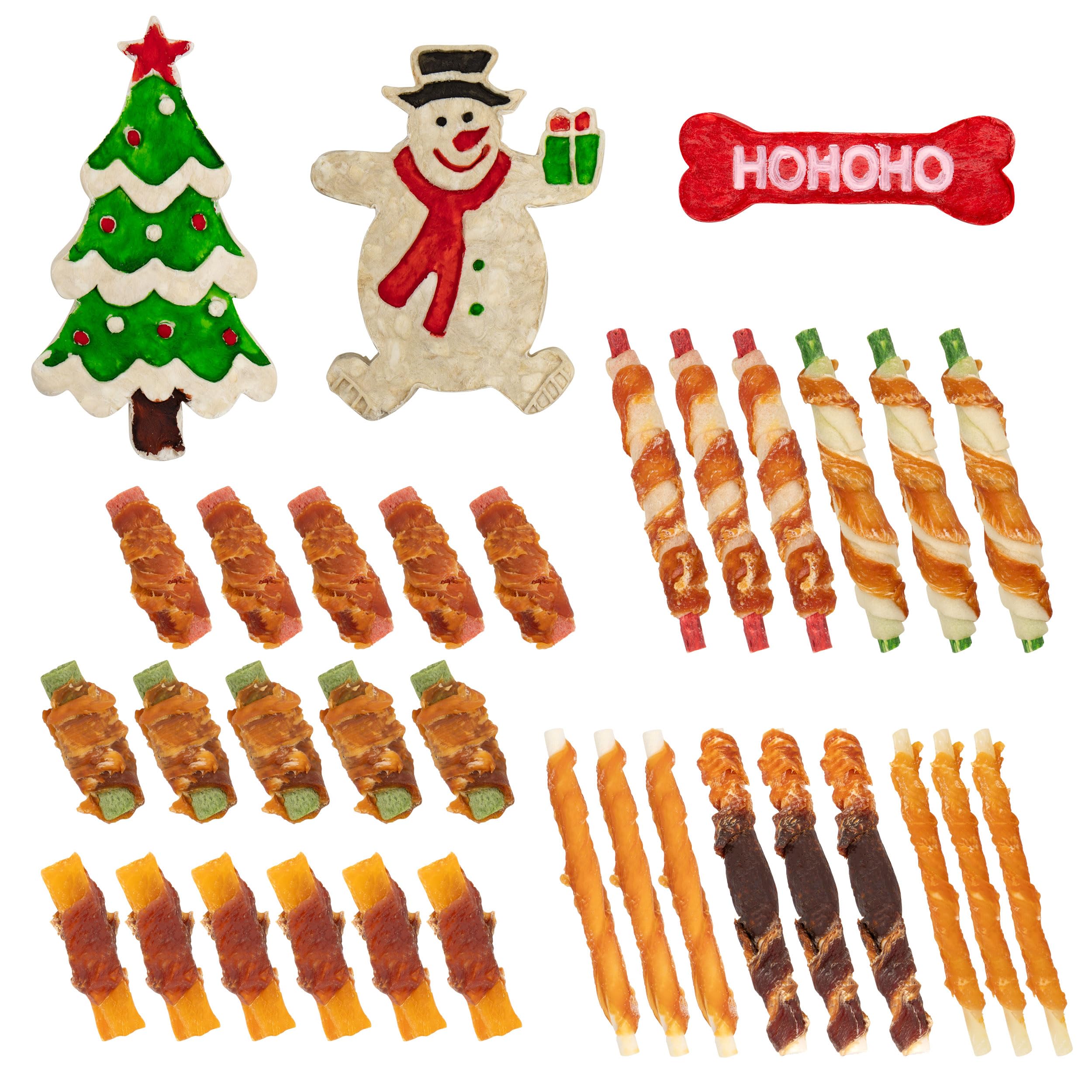 MON2SUN Christmas bone chew supports a routine dental-cleaning moment