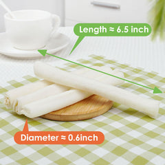 MON2SUN rawhide rolls twist sticks closeup showing natural texture