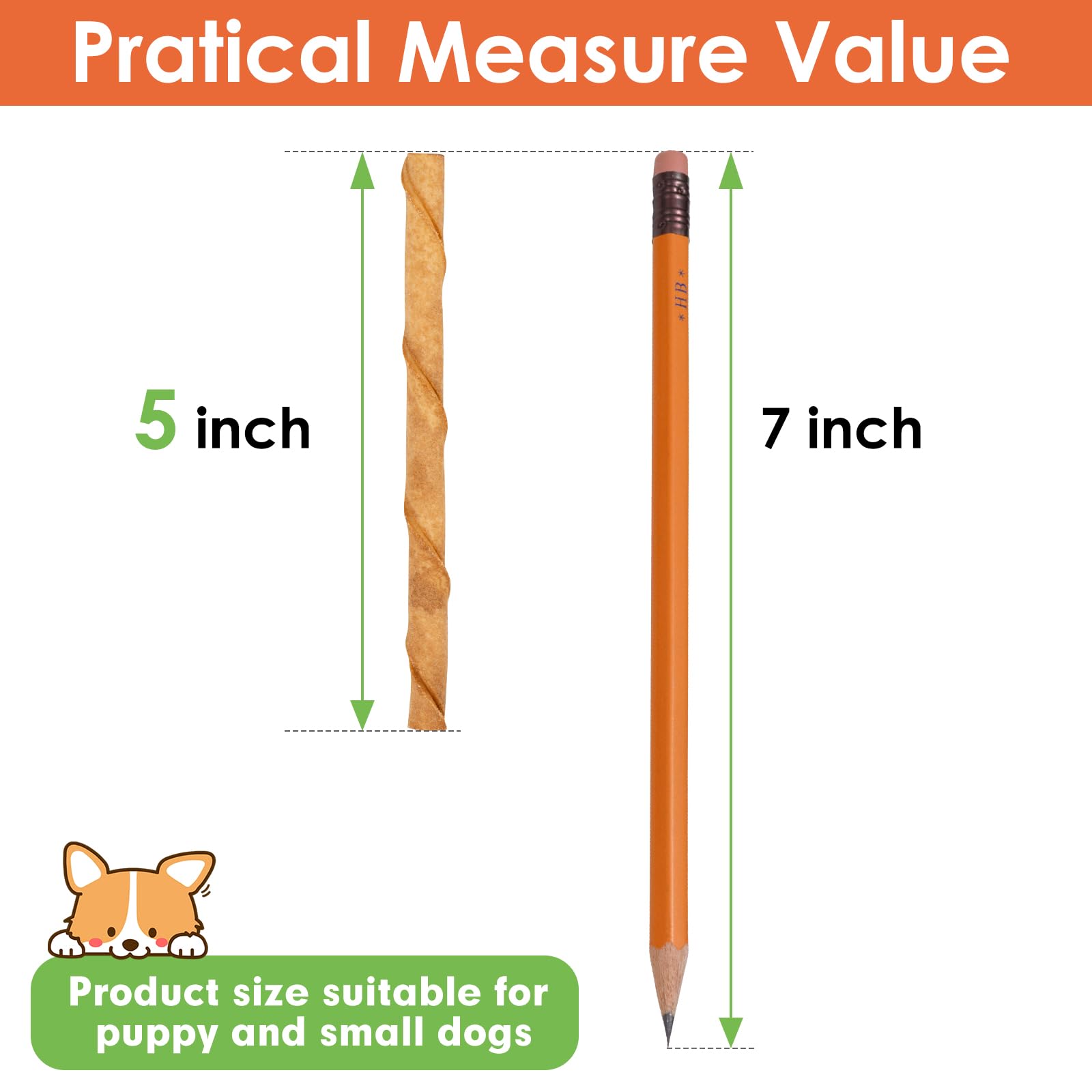 MON2SUN rawhide twist closeup highlighting chew texture and flavor