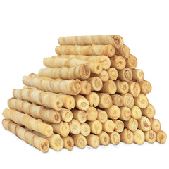 MON2SUN dog rawhide twist sticks 5 inch pack for satisfying chews