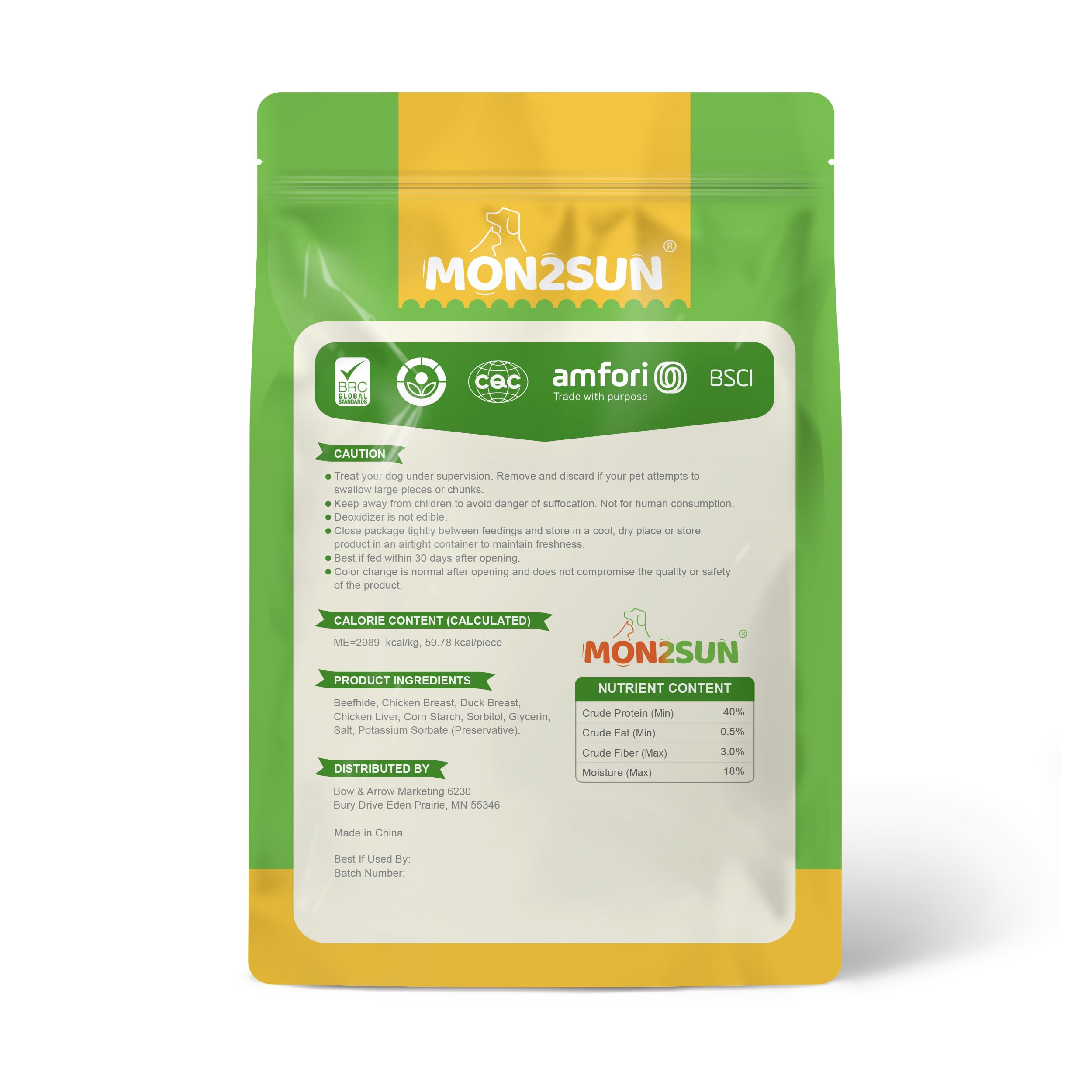 MON2SUN shows durable quality control and after-sales support