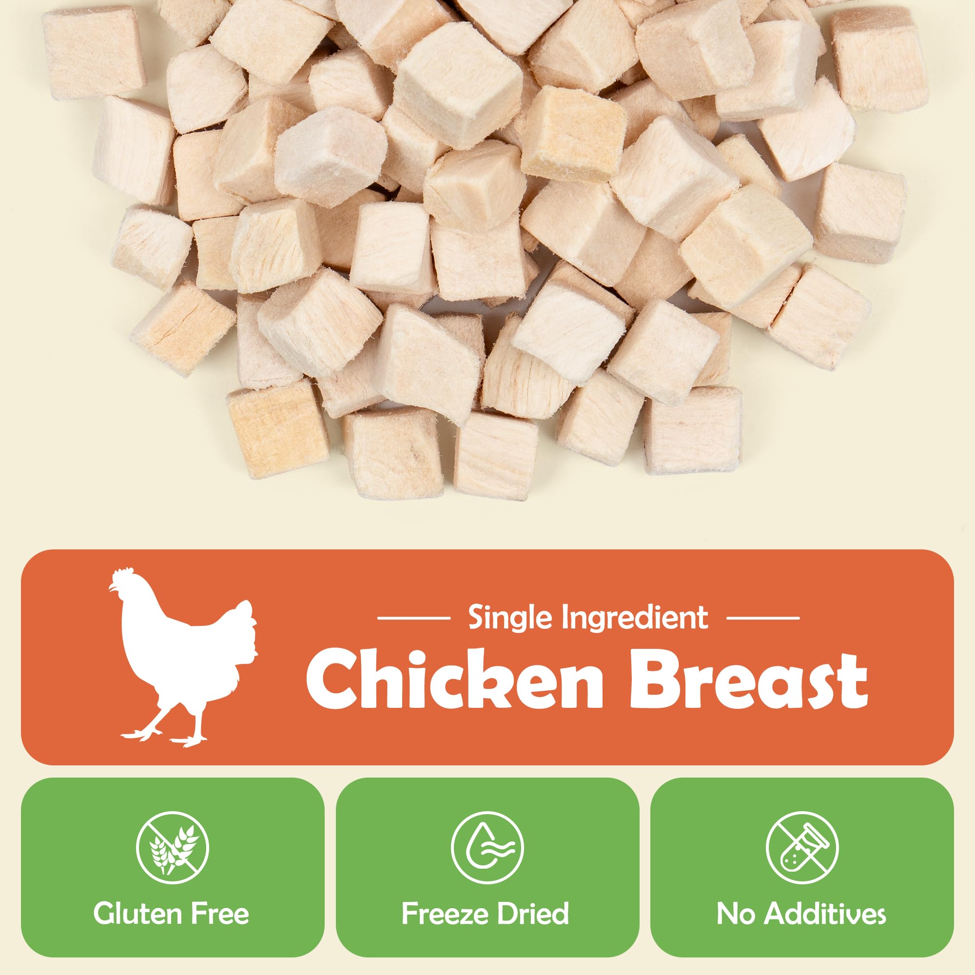MON2SUN freeze-dried chicken training rewards for dogs.