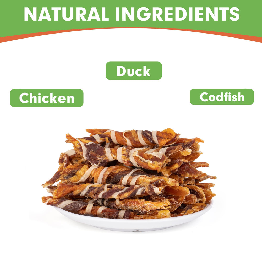 MON2SUN jerky twist texture closeup shows chewy satisfaction for small dogs