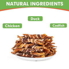 MON2SUN jerky twist texture closeup shows chewy satisfaction for small dogs