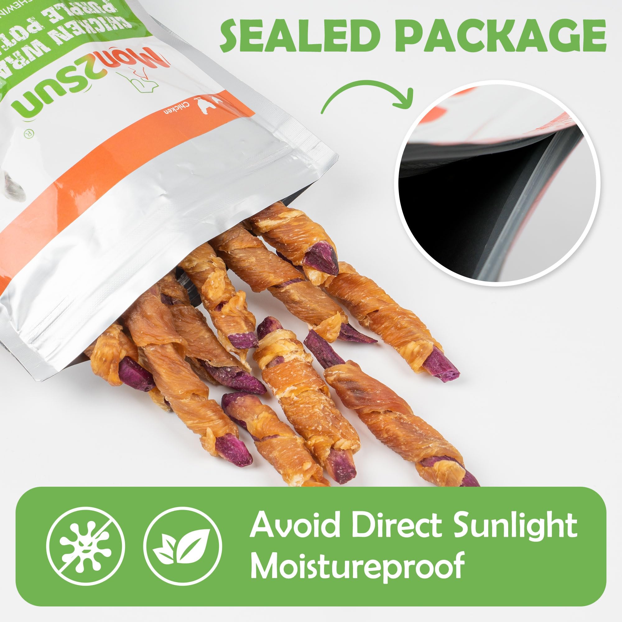 MON2SUN lean chicken breast close-up signifying high-protein snack