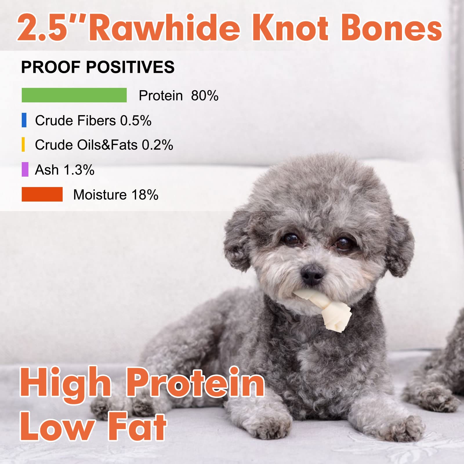 MON2SUN natural flavor rawhide bones provide tasty, additive-free chews for curious dogs.