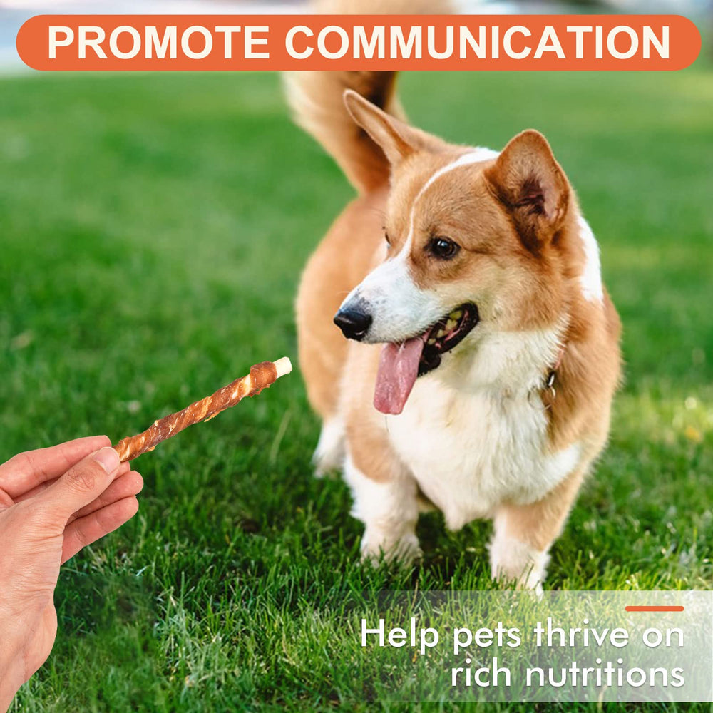 MON2SUN duck-wrapped rawhide 5inch chew perfect for busy pups.