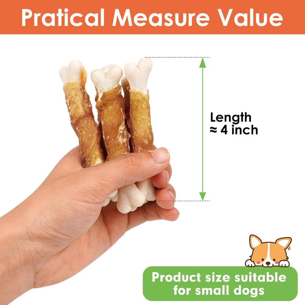 MON2SUN rawhide free dog chews provide a safe chew alternative with protein.