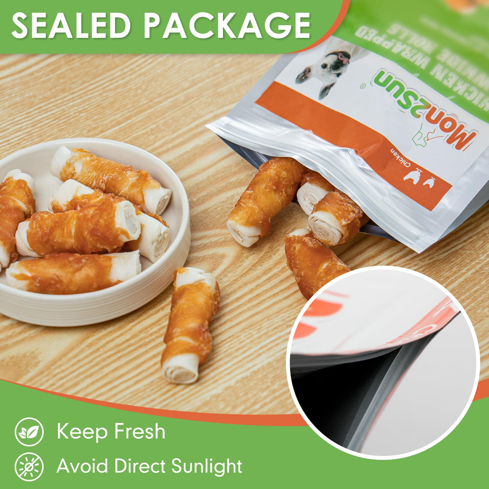 MON2SUN small-dog 2.5-inch chew is ideal for gentle chewers.