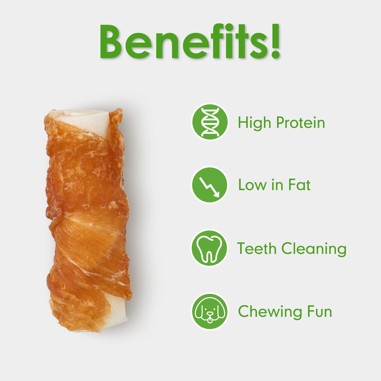 MON2SUN teeth-cleaning chew image highlights potential plaque-reducing chewing.