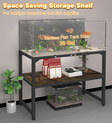 Mondazie 2-in-1 storage tier design optimized for tanks and supplies