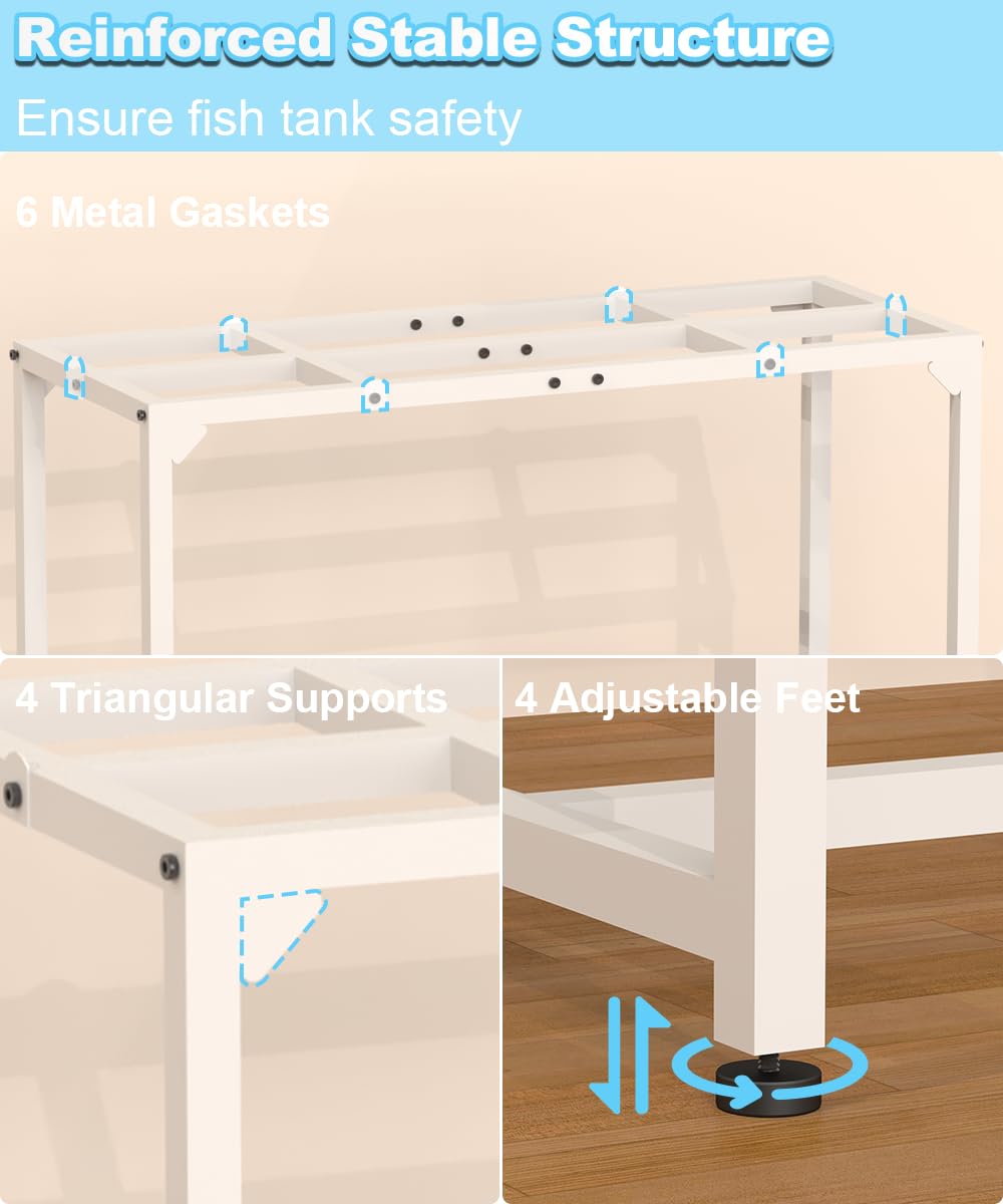 Mondazie upgraded-height stand feet adjustable for level placement on uneven floors