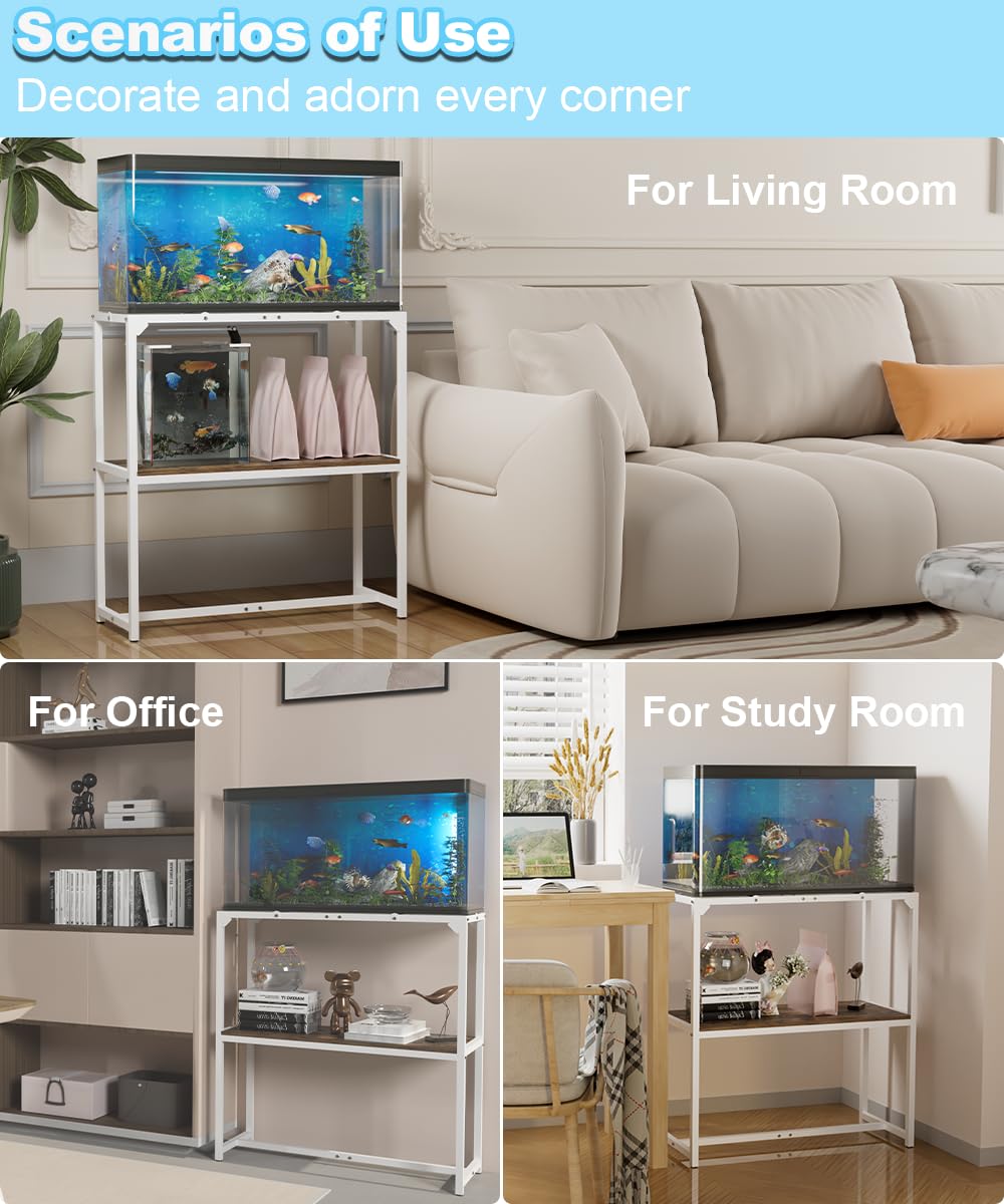 Mondazie white finish stand fits home office and living spaces with versatile storage