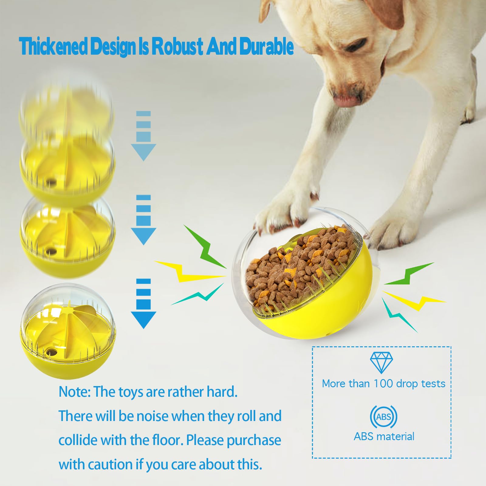 Monotre dog treat ball leakage holes provide adjustable difficulty during games.
