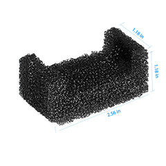 Monsin cat fountain filter sponge 8-pack helps extend pump life through debris trapping