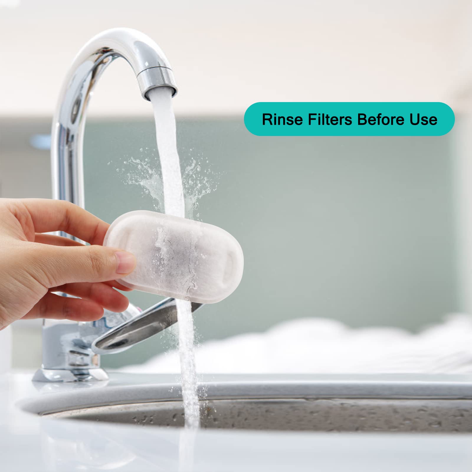 Monsin filter set lifestyle use case encourages pets to drink more
