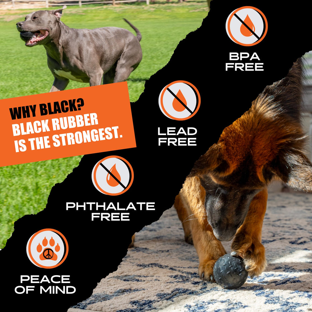 Monster K9 Indestructible Dog Ball outdoors for fetch and durable play