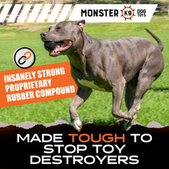 Monster K9 Indestructible Dog Ball USA-made craftsmanship and safety