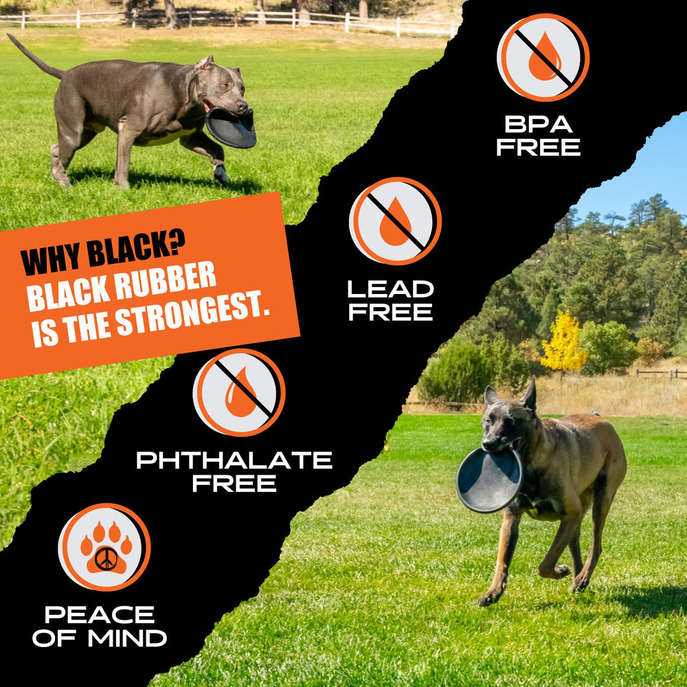 Monster K9 Indestructible Flying Disc great for medium to large dogs during fetch
