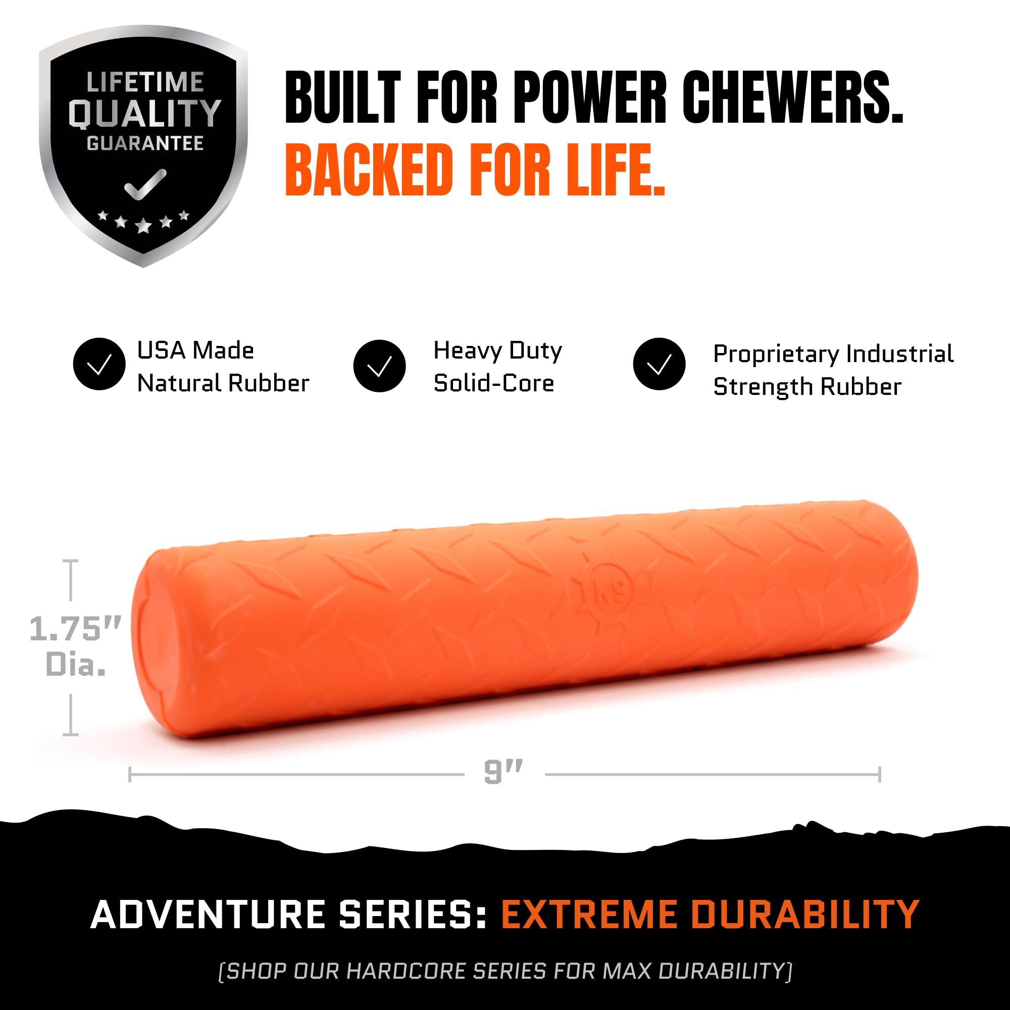 Monster K9 USA-made indestructible stick toy in Erie PA