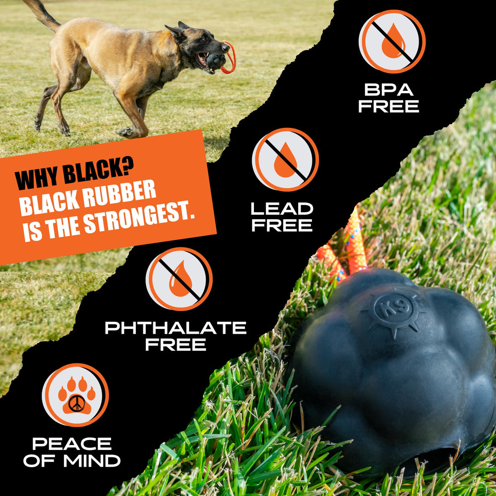 Monster K9 XL Dog Ball features reinforced design for longer-lasting fun