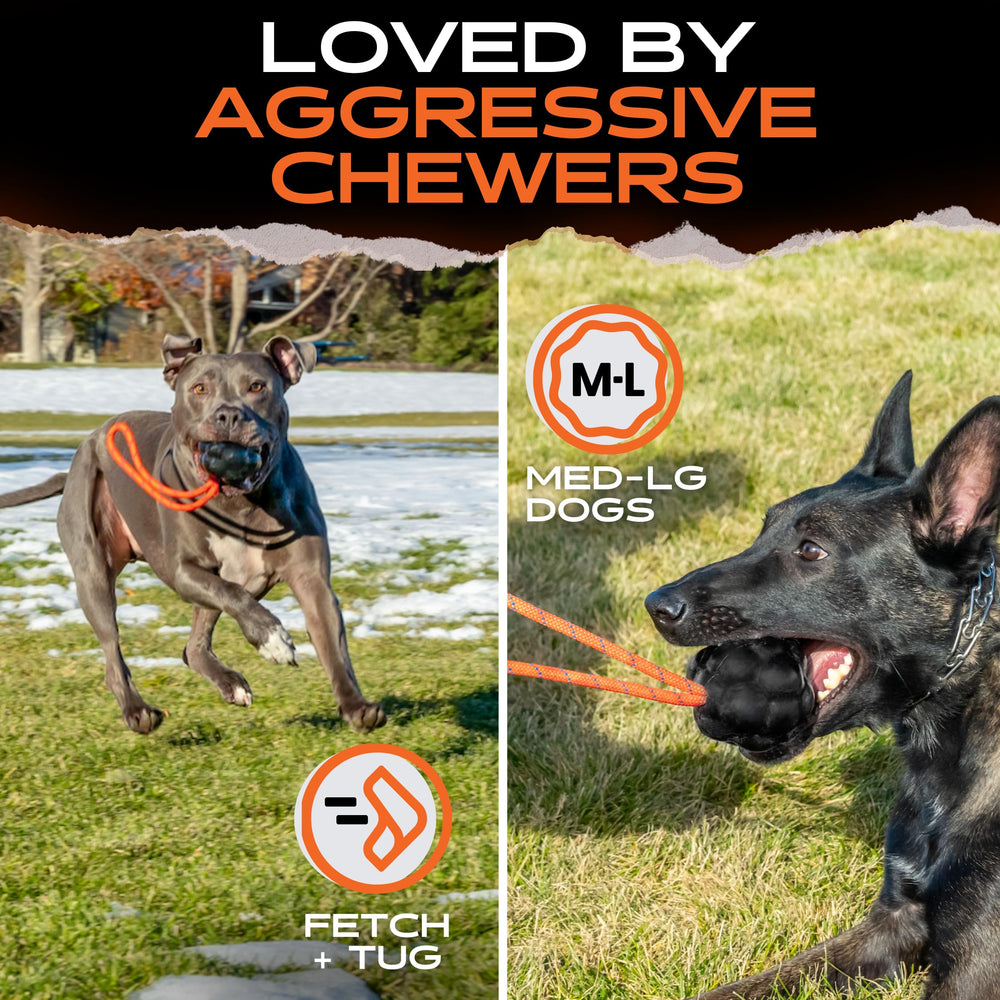 Monster K9 XL Dog Ball made in USA for quality American craftsmanship