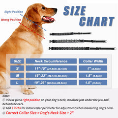 Monstoyo padded nylon collar shown with soft neoprene padding for comfortable wear