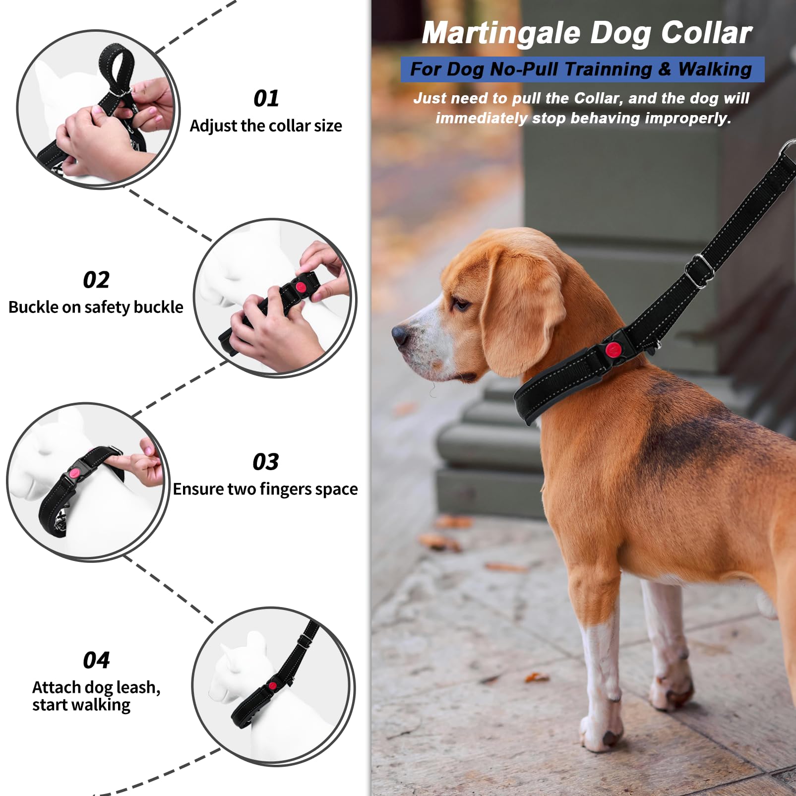 Monstoyo safety features illustrate reflective strips for better visibility during evening walks