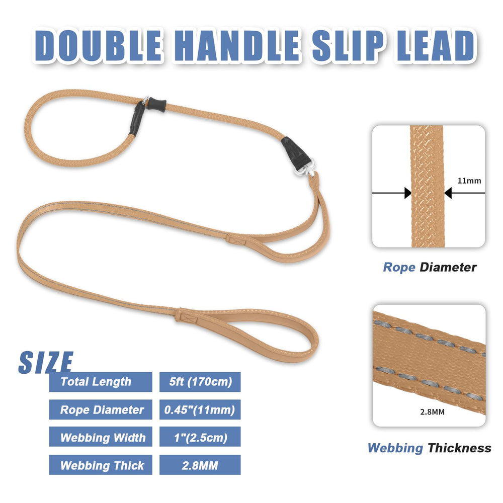 Monstoyo Slip Lead five-foot length ideal for no-pull training