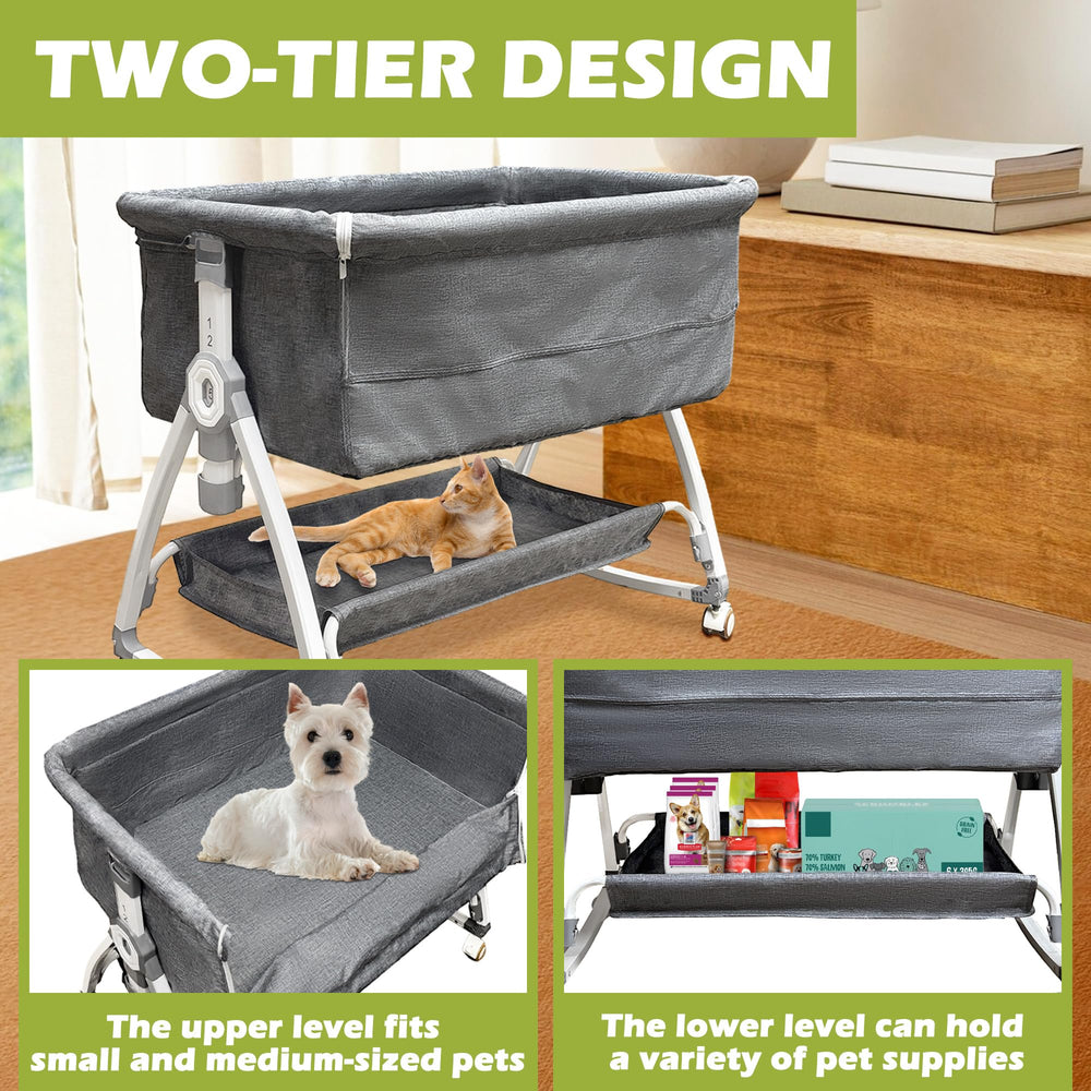 Montex cosleeper storage tier keeps pet essentials within reach
