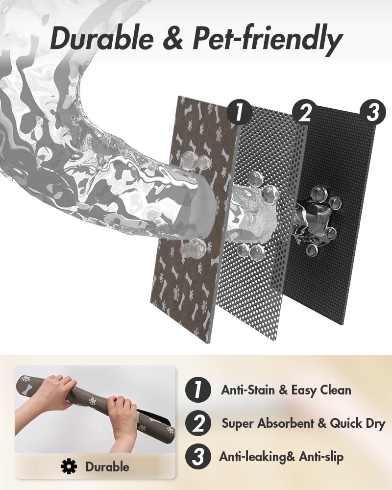 MontVoo 12x19-inch feeding mat offers ample feeding space