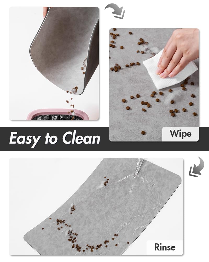 MontVoo mat prevents water and food stains on floors.