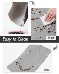 MontVoo mat prevents water and food stains on floors.