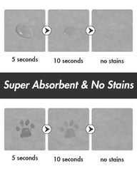 MontVoo dog food mat anti-slip backing keeps bowls steady during meals