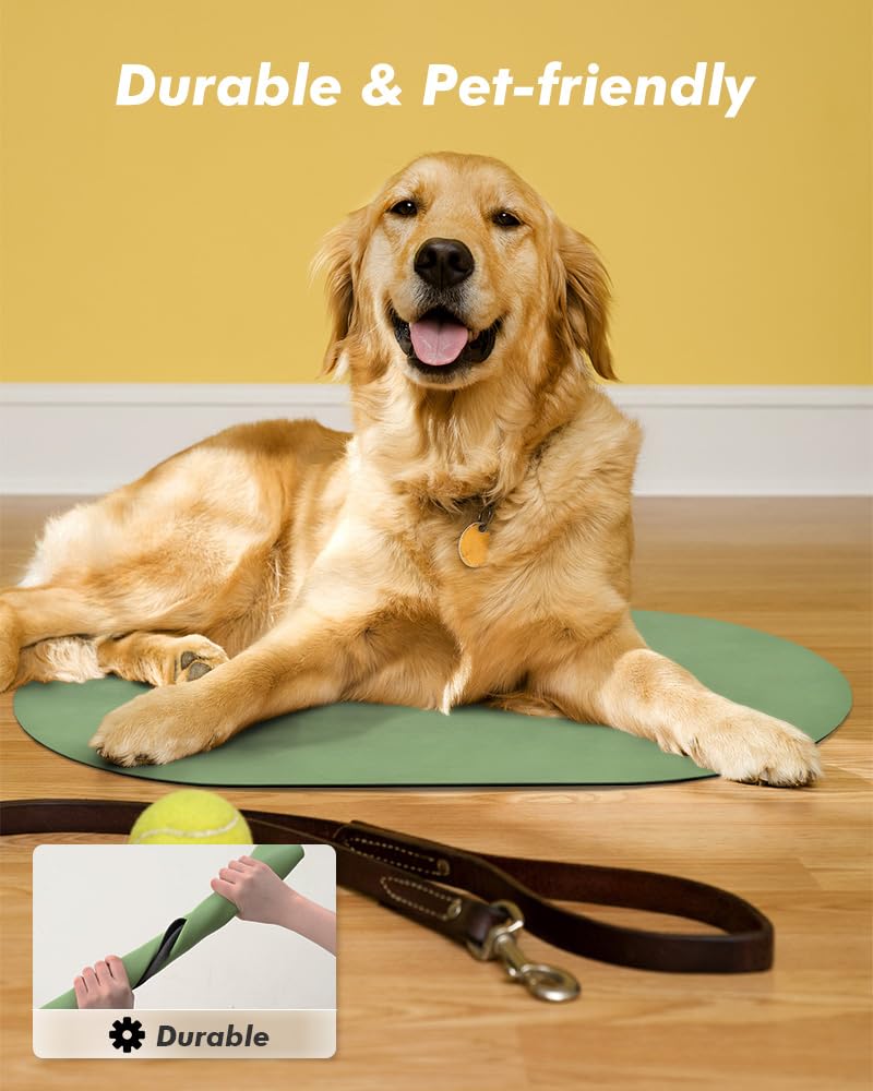 MontVoo durable pet feeding mat stands up to daily use.