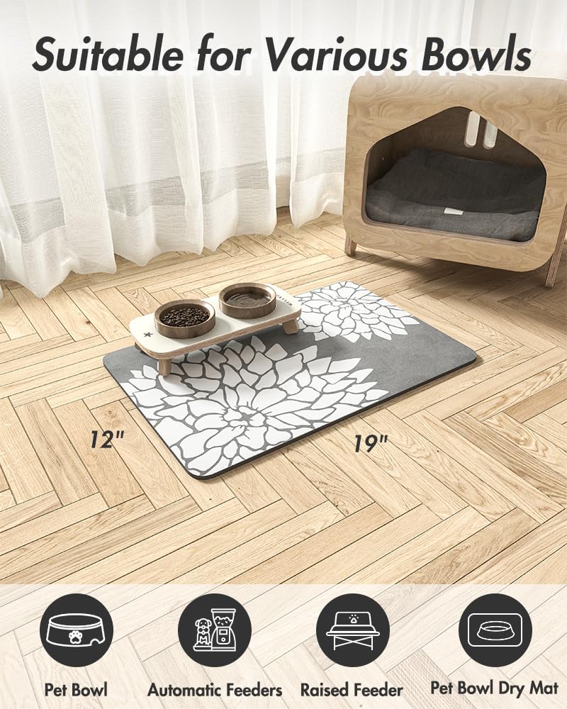 MontVoo decorative mat blends with home décor while protecting floors.