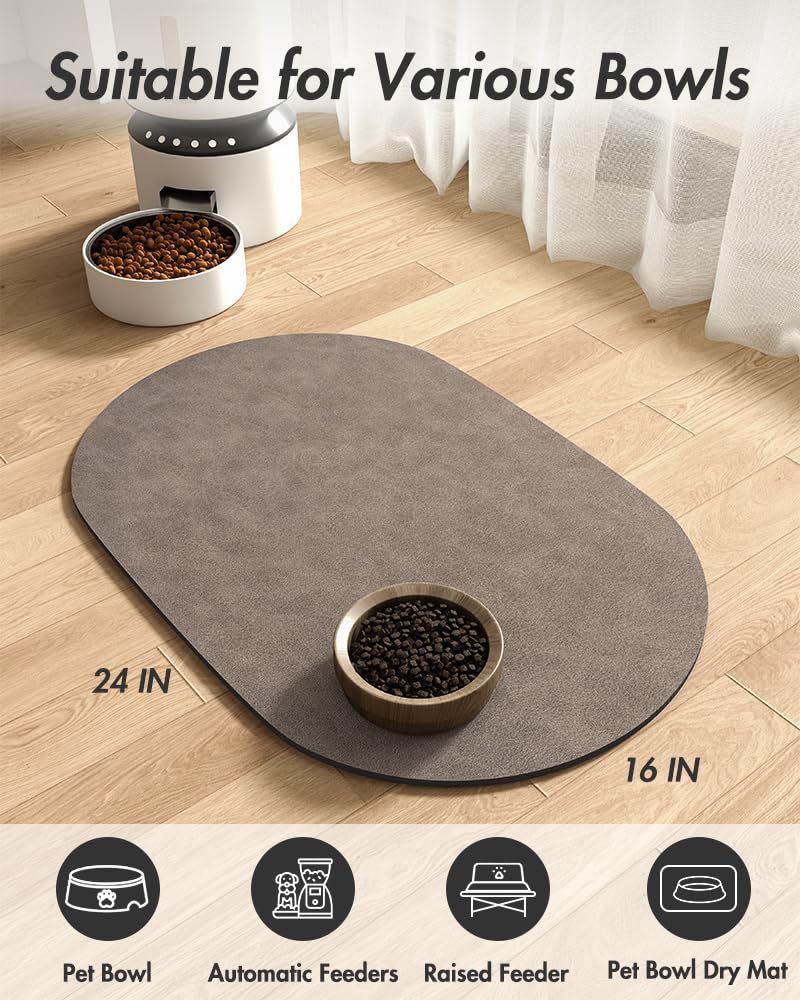 MontVoo mess-free drinking mat ideal for dogs, cats, and puppies.