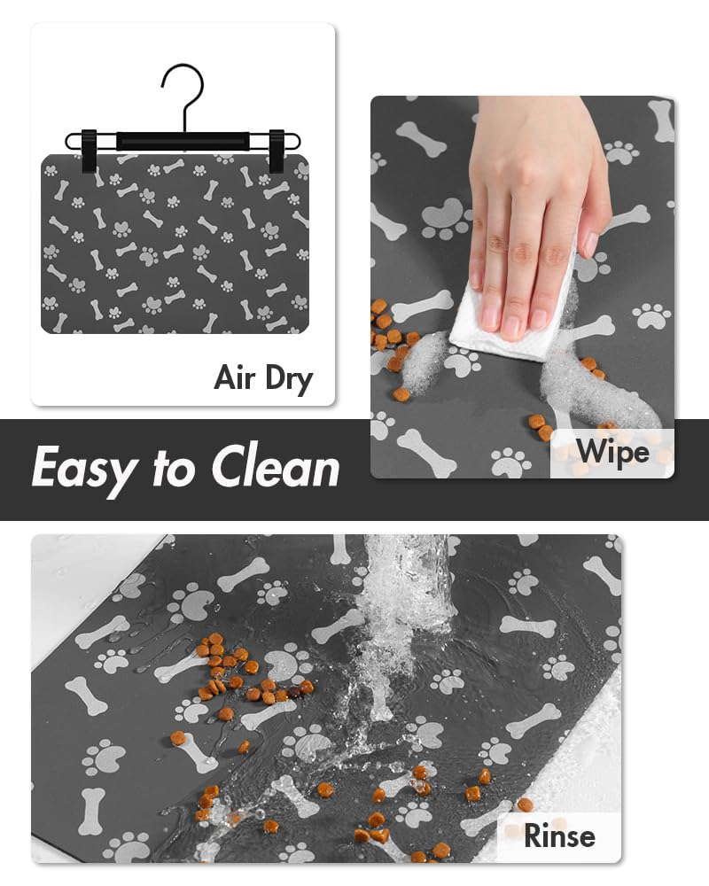 MontVoo multi-pet feeding mat suitable for dogs, cats and small animals