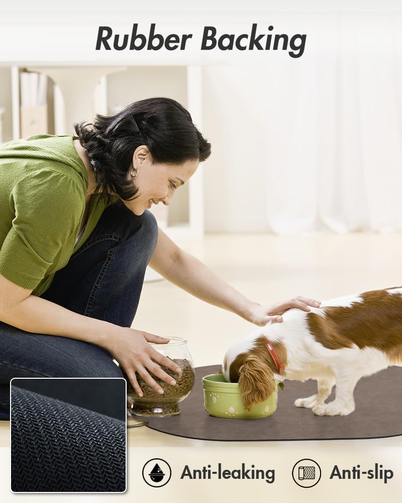 MontVoo no-stains feeding mat maintains a fresh-looking dining area.
