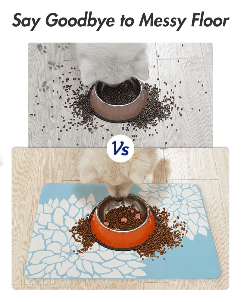 MontVoo mat resists stains and cleans quickly after every spill.