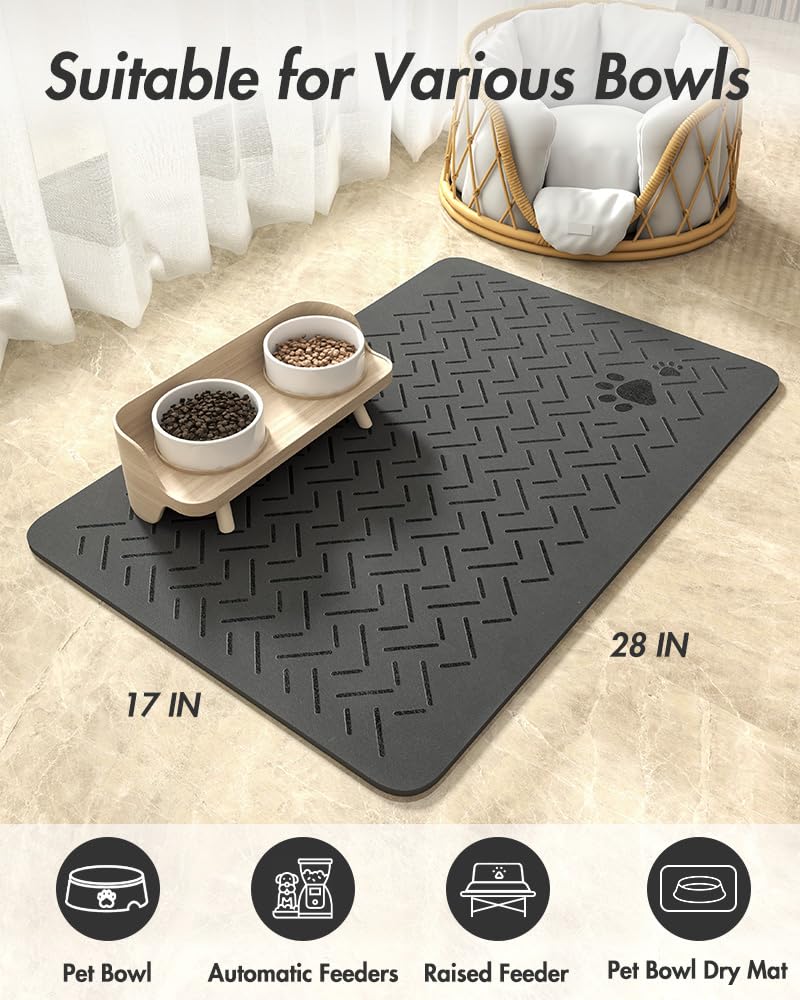 MontVoo portable roll-up pet mat for travel and compact storage.
