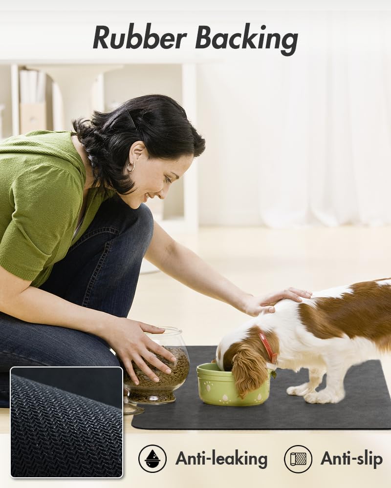 MontVoo two-bowl-ready design accommodates dogs and cats for meals