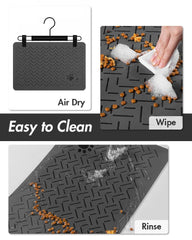 MontVoo waterproof anti-slip mat protects floors from moisture and leaks.