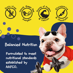 MOOCHIE joint-health-glucosamine-chondroitin image suggesting mobility support for tiny dogs.