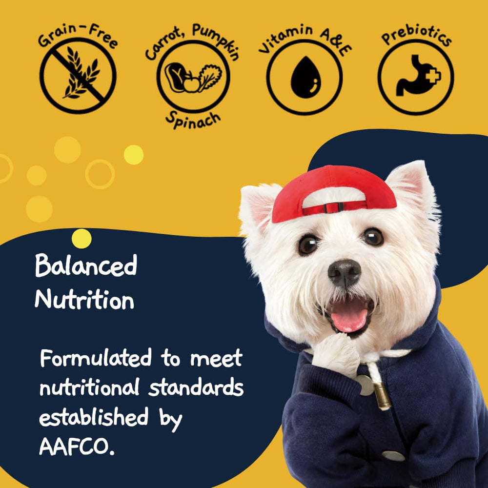 MOOCHIE real ingredients close-up featuring spinach and prebiotics for gut health.