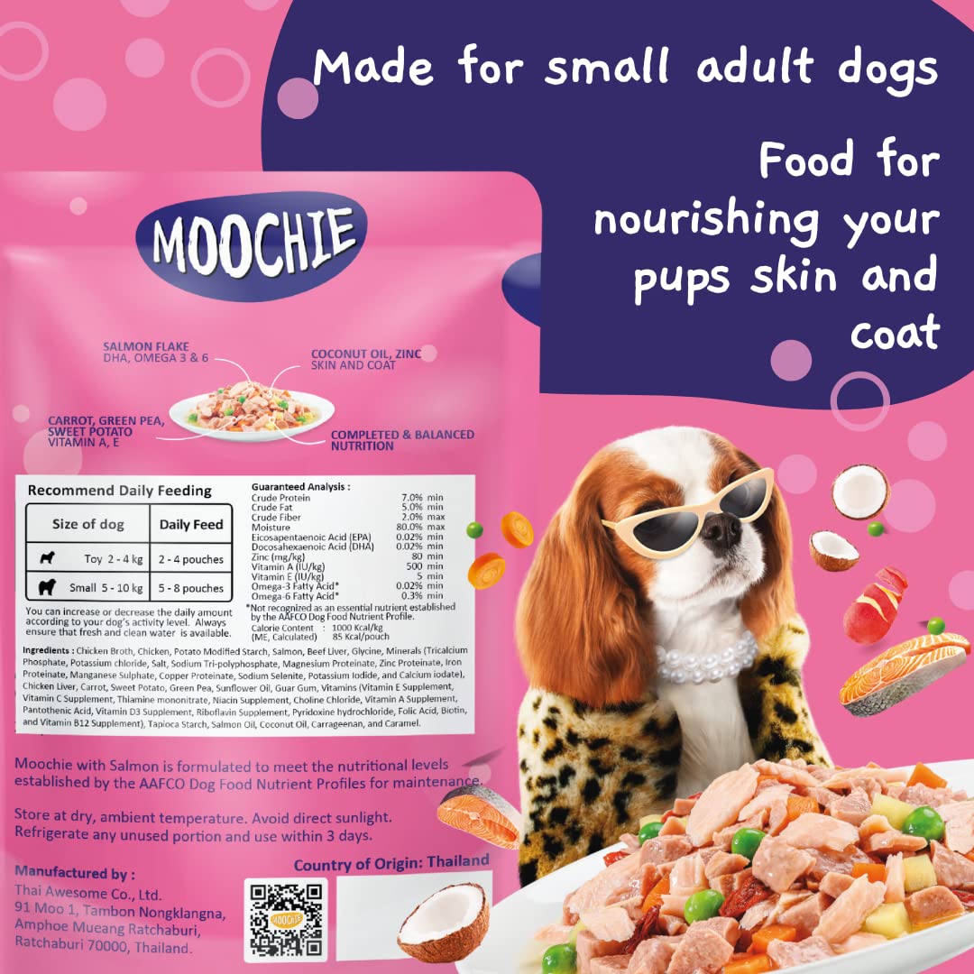 MOOCHIE sensitive-stomach-wet-food-pouch gentle digestion for small dogs