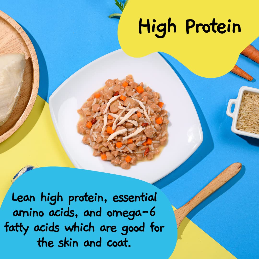 MOOCHIE small-breed nutrition serving highlights premium Thai-made ingredients.