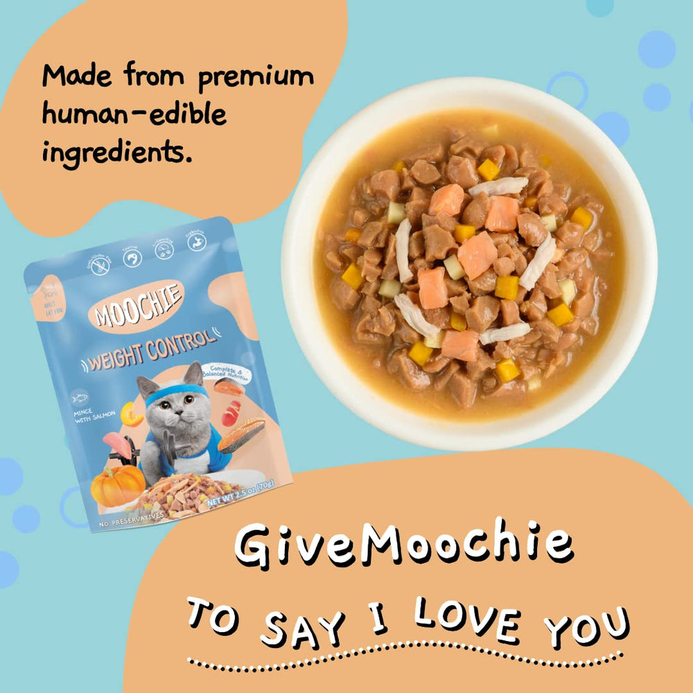 MOOCHIE cat food crafted in Thailand from real ingredients for wholesome meals
