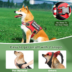 MOOGROU name card for service dog vest labeling